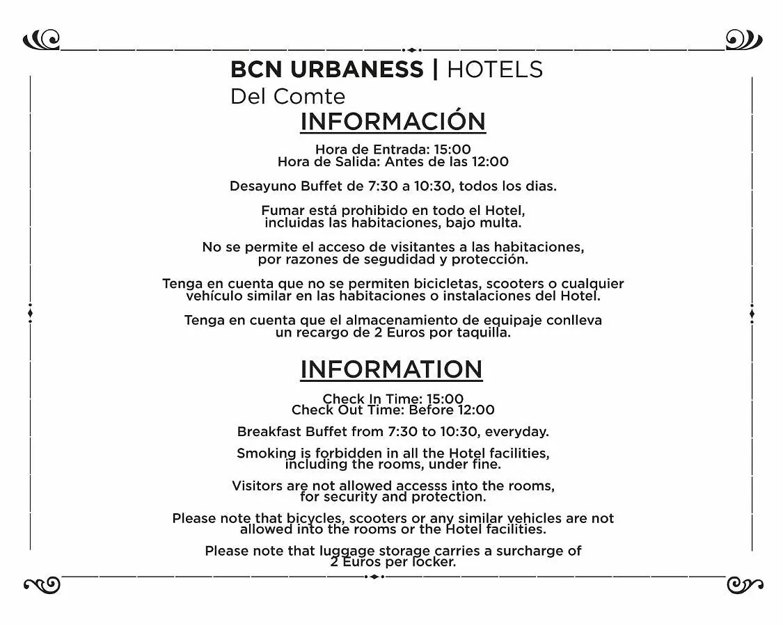ברצלונה Bcn Urbaness Hotels Del Comte